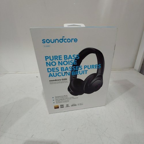 SOUNDCORE BY ANKER Q20I HYBRID ACTIVE NOISE CANCELLING WIRELESS OVER-EAR BLUETOOTH HI-RES BIG BASS HEADPHONES - BLACK - (MODEL: A3004) image 2