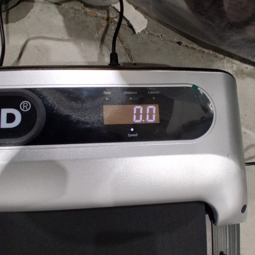 YAGUD 2‑IN‑1 UNDER‑DESK WALKING PAD AND TREADMILL WITH COMPACT LED DISPLAY - 2.5 HP - 3.8 MPH MAX - SILVER (MODEL: ZF-0301) image 5
