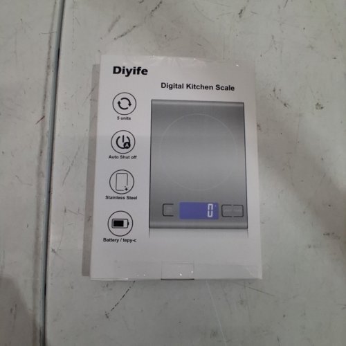 DIYIFE DIGITAL KITCHEN SCALE - BLACK (MODEL: K900H) image 5