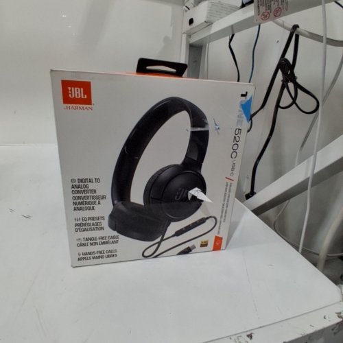 JBL TUNE 520C USB-C WIRED ON-EAR HEADPHONES - BLACK image 4