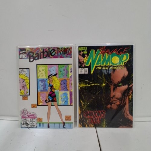 4 ASSTD MARVEL COMIC BOOKS - DARKWING DUCK #4 OF 4, TEK WORLD #1, NAMOR THE SUB-MARINER #38, BARBIE #17 - VARIOUS AUTHORS image 3