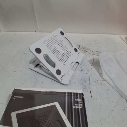 ROTATING LAPTOP / TABLET / NOTEBOOK STAND - WHITE (MODEL : 00615825805909) image 2