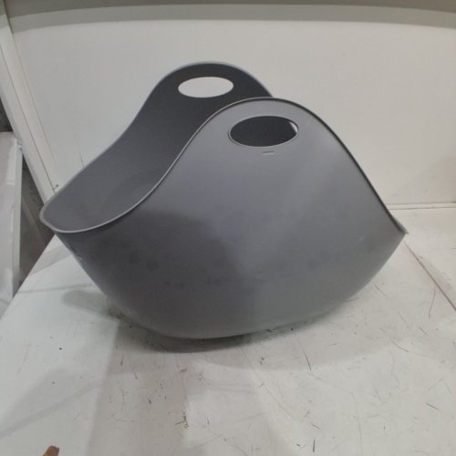 LITTERLOCKER CAT LITTER BOX WITH HANDLES - 22" X 17" X 16" - GREY/PAW PRINT - (MODEL: LLB-CA-NSGR) image 4
