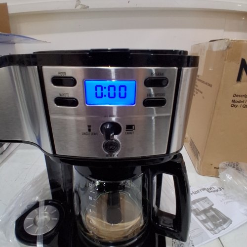 HAMILTON BEACH 2-IN-1 SINGLE SERVE/DRIP COFFEE MAKER - BLACK (MODEL#: 49980A/49980RG) image 2