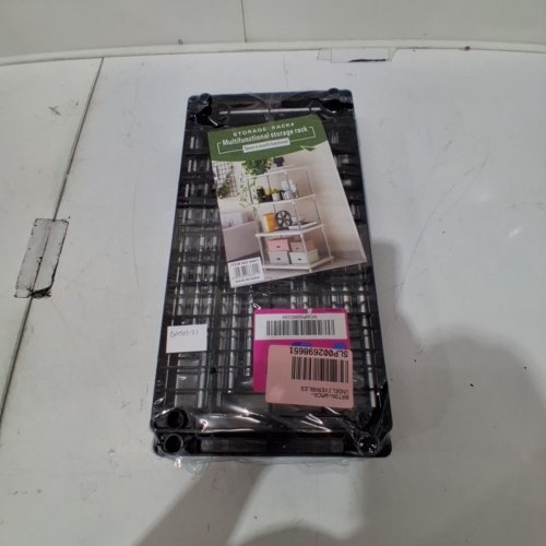 MULTIFUNCTIONAL STORAGE RACK - 16" SHELVES - BLACK (ITEM: 6601) image 5