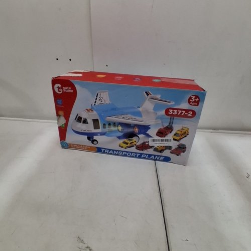 CUTESTONE TOY AIRPLANE PLAYSET WITH LIGHTS & SOUNDS - BLUE / WHITE (MODEL: 3377-2) image 5