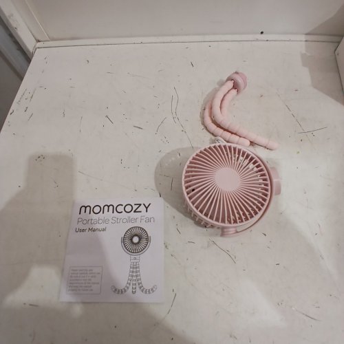 MOMCOZY MULTIPURPOSE PORTABLE STROLLER FAN - PINK - (MODEL: PF01) image 3