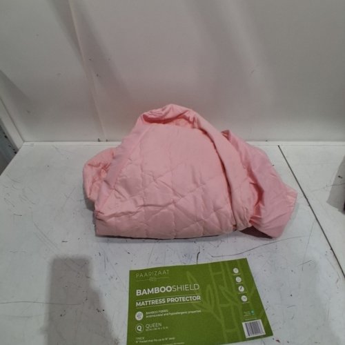PAARIZAAT BAMBOO MATTRESS PROTECTOR - QUEEN - PINK image 3