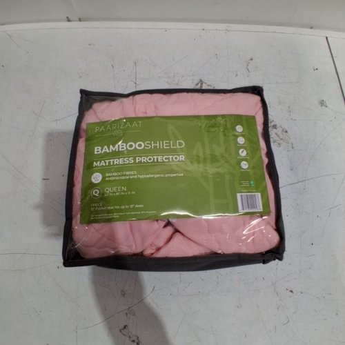 PAARIZAAT BAMBOO MATTRESS PROTECTOR - QUEEN - PINK image 4