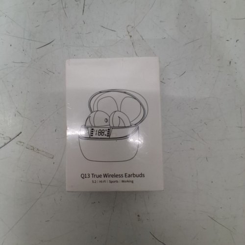 TRUE WIRELESS BLUETOOTH EARBUDS - GREY / WHITE (MODEL: Q13) image 2