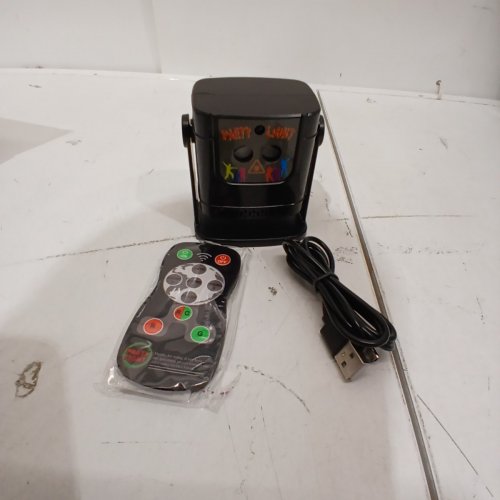 MINI DISCO BALL DJ LIGHT WITH REMOTE, USB POWERED WITH REMOTE - MULTI COLOR (BLACK) image 3