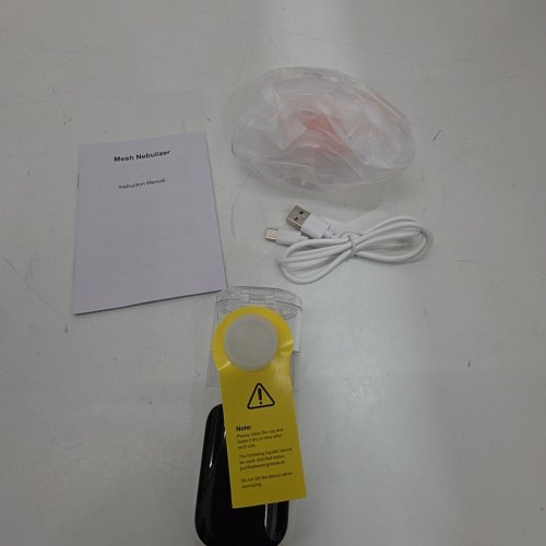 PORTABLE RECHARGEABLE NEBULIZER FOR ADULTS AND KIDS WITH DISPLAY - WHITE (MODEL: KS016) image 3