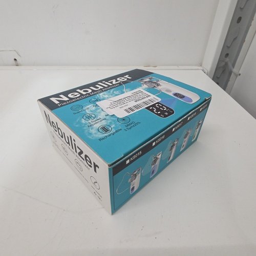 PORTABLE RECHARGEABLE NEBULIZER FOR ADULTS AND KIDS WITH DISPLAY - WHITE (MODEL: KS016) image 5