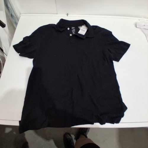 MEN'S GEORGE POLO SHIRT - MEDIUM - BLACK image 2