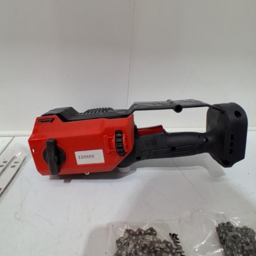 SUSUZI CORDLESS ELECTRIC CHAINSAW WITH BRUSHLESS MOTOR - 16" - 28,500 RPM - RED/BLACK image 5