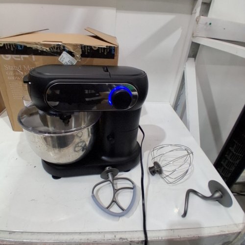 GEFT TILT-HEAD DOUGH MIXER WITH STAINLESS STEEL BOWL - 6QT - BLACK ( MODEL: GE-8615 ) image 3