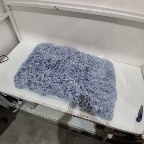 EHEYCIGA CALMING XL DOG BED - 41" X 27.5" X 3.5" - GREY image 2