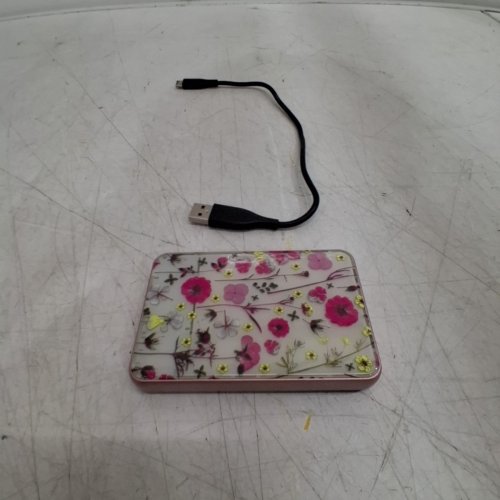 HEYDAY PORTABLE POWER BANK - 5000MAH - FLORAL/PINK (MODEL: PB50A) image 4