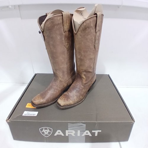 WOMEN'S ARIAT YELLOWSTONE STOCKMAN WESTERN BOOT - 9B MEDIUM - BROWNISH (TYLE: 10060770) image 2