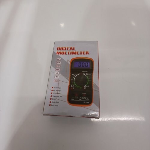 LJPXHHU DIGITAL MULTIMETER ELECTRICAL TESTER WITH BACKLIT LCD DISPLAY - ORANGE (MODEL: XL830L) image 3
