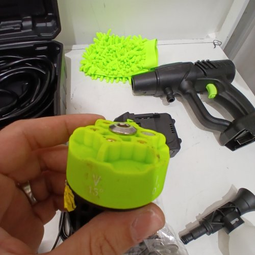 YKYI 6-IN-1 CORDLESS PRESSURE WASHER - 3GPM 1200PSI - BLACK/GREEN image 4