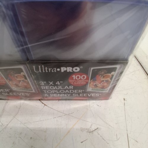 400PK ULTRA PRO REGULAR TOPLOADER & PENNY SLEEVES - 3" X 4" - BLUE image 3