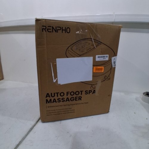 RENPHO FOOT SPA BATH MASSAGER, MOTORIZED MASSAGE, FAST HEATING, AND POWERFUL BUBBLE JETS, AUTOMATIC SHIATSU MASSAGING ROLLERS image 6