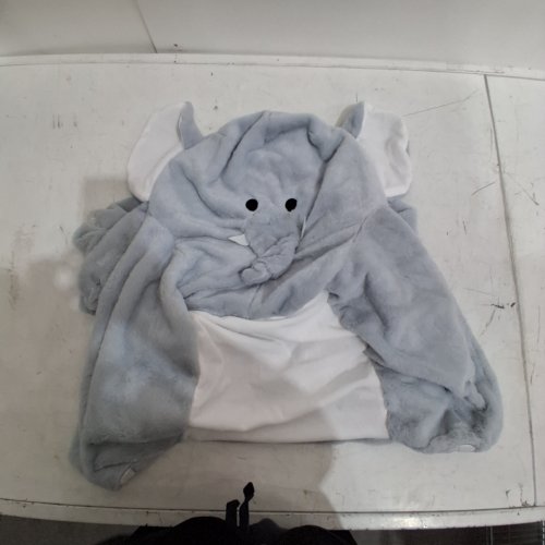 CHILDREN'S ELEPHANT SOFA VELVET ARMCHAIR - CUSHION COVER ONLY - GREY image 2