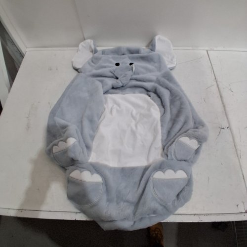 CHILDREN'S ELEPHANT SOFA VELVET ARMCHAIR - CUSHION COVER ONLY - GREY image 3