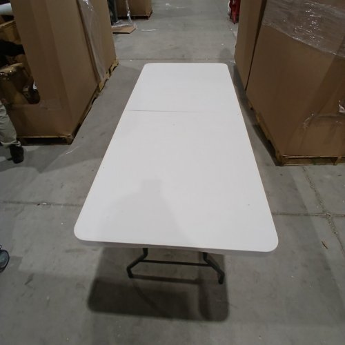 PAYLESSHERE PORTABLE FOLDABLE PICNIC TABLE - 6FT - WHITE (MODEL: FT-L706-WHITE) image 2