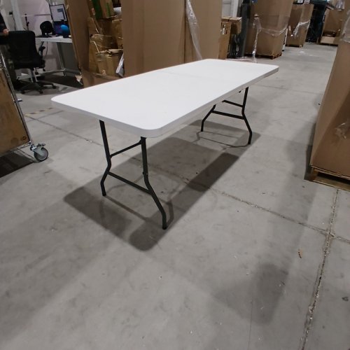 PAYLESSHERE PORTABLE FOLDABLE PICNIC TABLE - 6FT - WHITE (MODEL: FT-L706-WHITE) image 4