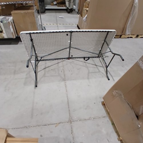PAYLESSHERE PORTABLE FOLDABLE PICNIC TABLE - 6FT - WHITE (MODEL: FT-L706-WHITE) image 5