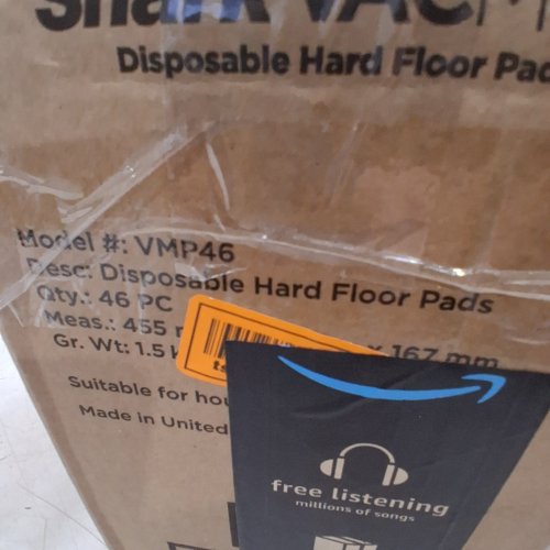 46PK SHARK VACMOP DISPOSABLE HARD FLOOR VACUUM AND MOP PAD REFILLS - WHITE (MODEL: VMP46) image 3