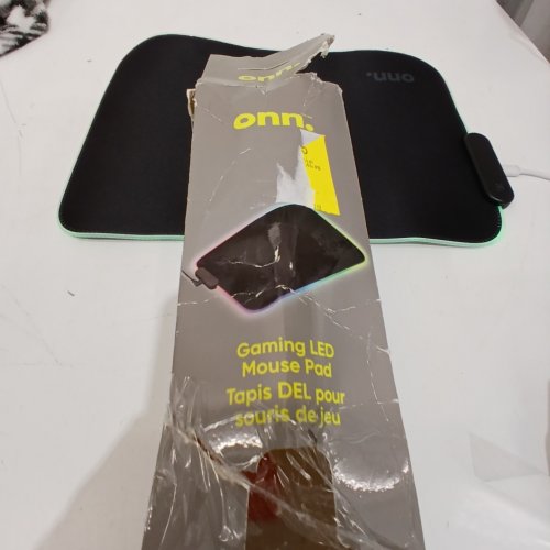 ONN GAMING LED MOUSE PAD - 9.8" X 13.7" - BLACK (MODEL: 100012619) image 3