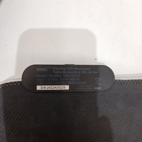 ONN GAMING LED MOUSE PAD - 9.8" X 13.7" - BLACK (MODEL: 100012619) image 5