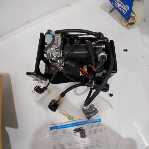 AIR RIDE SUSPENSION COMPRESSOR PUMP FOR CADILLAC ESCALADE 2002-2020 image 4