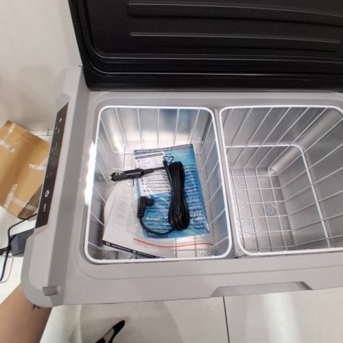 EUHOMY PORTABLE ELECTRIC REFRIGERATOR - 35L CAPACITY - BLACK (MODEL: CFB-35) image 3