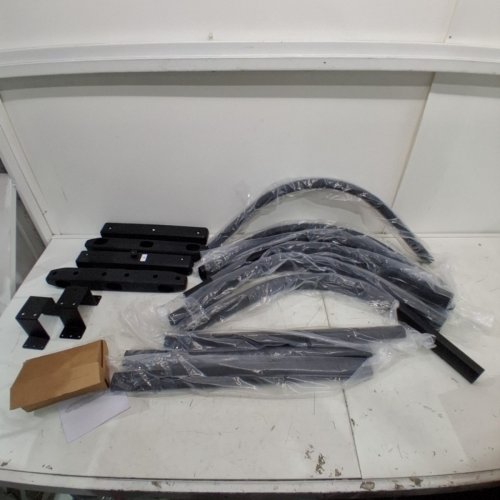 ALUMINUM ADJUSTABLE LENGTH TRUCK BED EXTENDER - 51.6" 64" - BLACK (MODEL: TZJ-01-01) image 2