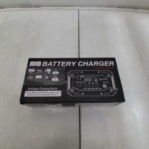 YONHAN BATTERY CHARGER AND MAINTAINER - 12V 10A / 24V 5A - RED/BLACK (MODEL: H-10CD) image 7