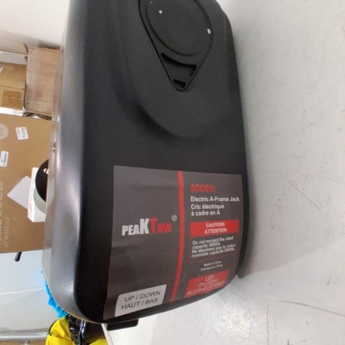 PEAKTOW HEAVY DUTY ELECTRIC POWER A-FRAME TONGUE JACK FOR TRAILER AND CAMPER - 5000LBS - (MODEL: PTJ0234) image 6