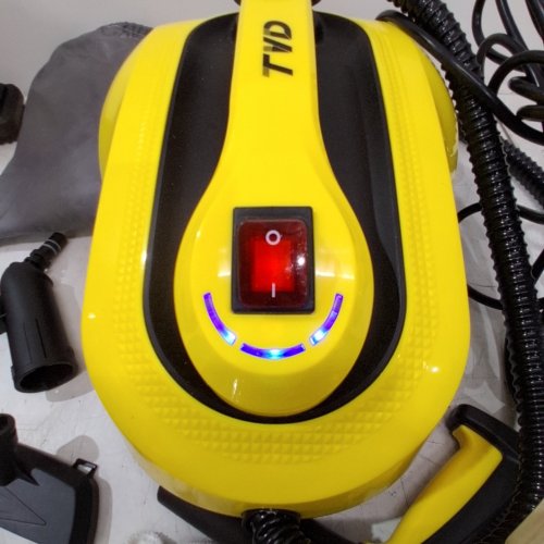 TVD STEAM CLEANER HEAVY DUTY CANISTER STEAMER WITH 26 ACCESSORIES STEAM MOP - YELLOW (MODEL: SW608-A) image 2