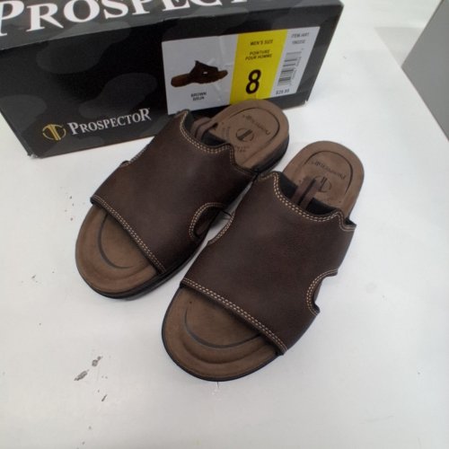 MEN'S PROSPECTOR AUSTIN 2.0 SLIDE SANDAL - SIZE 8 - BROWN/BLACK (STYLE : 1982232) image 2