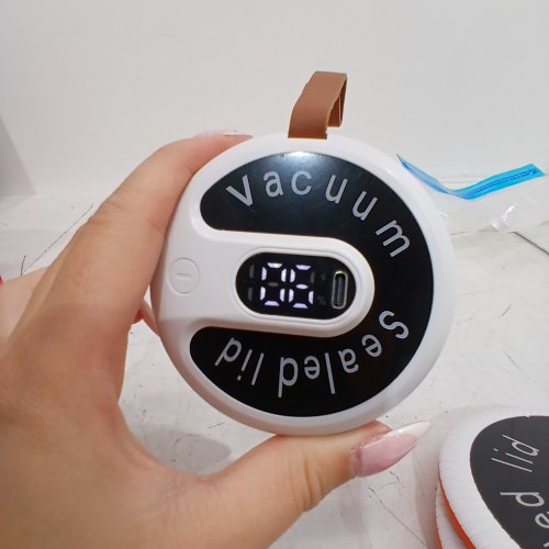 ELECTRIC LED MASON JAR VACUUM SEALER - FITS VARIOUS LIDS - WHITE / ORGANE (MODEL:KZ-91) image 2