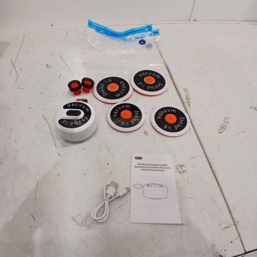 ELECTRIC LED MASON JAR VACUUM SEALER - FITS VARIOUS LIDS - WHITE / ORGANE (MODEL:KZ-91) image 4