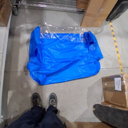ABOVE GROUND FISHPOND- WITH VIEWING PANEL- 127 GAL - 47" X 31" X 20" - BLUE image 2
