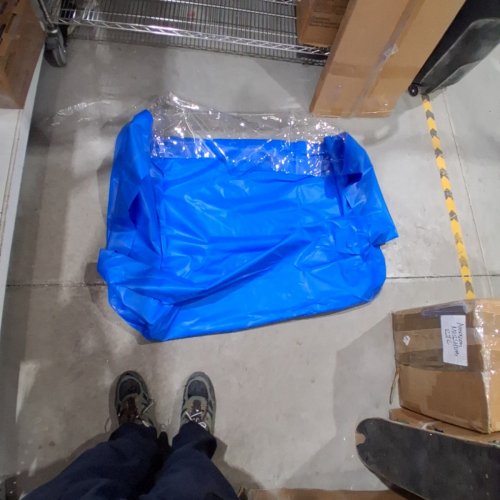 ABOVE GROUND FISHPOND- WITH VIEWING PANEL- 127 GAL - 47" X 31" X 20" - BLUE image 3