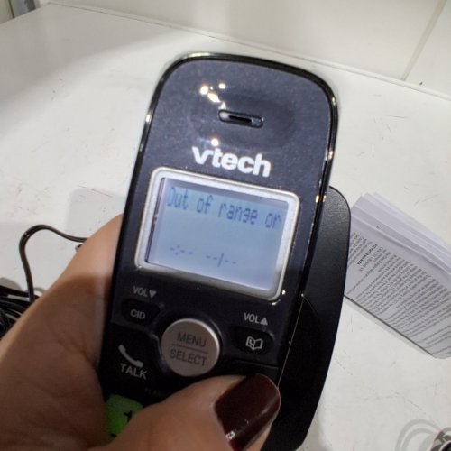VTECH DECT 6.0 CORDLESS PHONE WITH FULL DUPLEX SPEAKERPHONE & CALLER ID - BLACK (MODEL: VG101-11) image 2