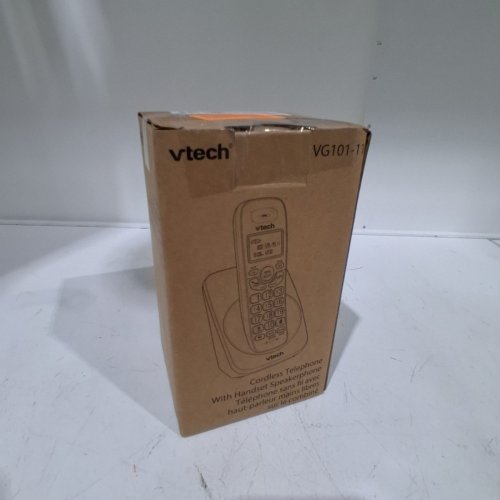 VTECH DECT 6.0 CORDLESS PHONE WITH FULL DUPLEX SPEAKERPHONE & CALLER ID - BLACK (MODEL: VG101-11) image 4