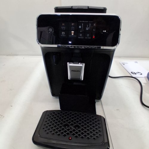 PHILIPS 2300 SERIES LATTEGO FULLY AUTOMATIC COFFEE & ESPRESSO MAKER WITH BUILT-IN MILK FROTHER & GRINDER - BLACK (MODEL: EP2330) image 3