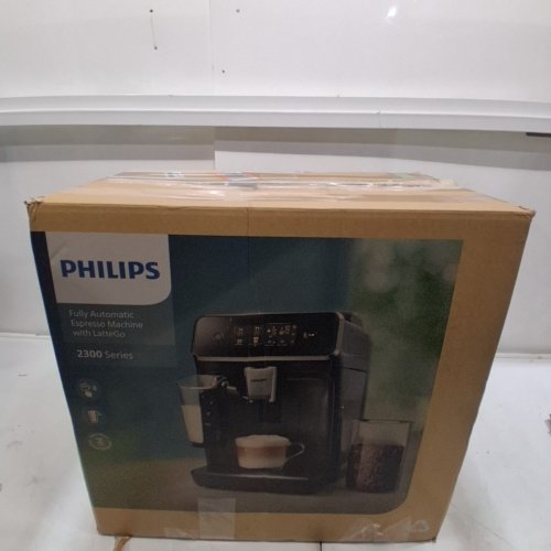 PHILIPS 2300 SERIES LATTEGO FULLY AUTOMATIC COFFEE & ESPRESSO MAKER WITH BUILT-IN MILK FROTHER & GRINDER - BLACK (MODEL: EP2330) image 14